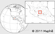 Blank Location Map of Santa Ana Maya