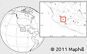 Blank Location Map of Tinguindin