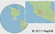 Savanna Style Location Map of Villamar