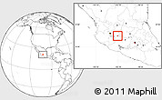 Blank Location Map of Yurecuaro