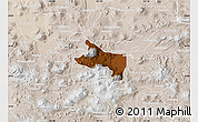 Physical Map of Zacapu, lighten