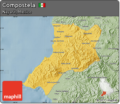 Savanna Style Map of Compostela