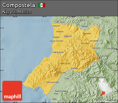 Savanna Style Map of Compostela