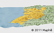 Savanna Style Panoramic Map of Compostela