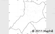 Blank Simple Map of Compostela, no labels