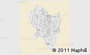 Classic Style 3D Map of El Nayar, single color outside