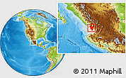 Physical Location Map of El Nayar, highlighted parent region