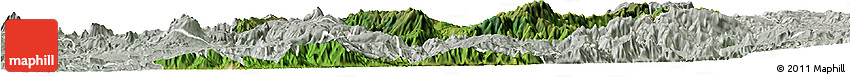 Satellite Horizon Map of La Yesca, lighten, semi-desaturated