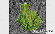 Satellite Map of La Yesca, desaturated