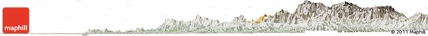 Physical Horizon Map of Ruiz, lighten, semi-desaturated