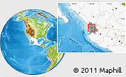 Physical Location Map of Ruiz, highlighted country, highlighted parent region