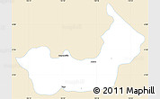 Classic Style Simple Map of Ruiz, single color outside