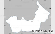 Gray Simple Map of Ruiz, single color outside