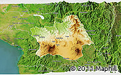 Physical 3D Map of Tepic, satellite outside