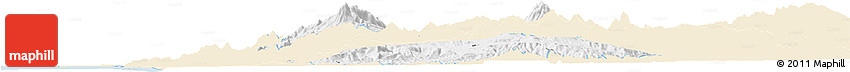 Classic Style Horizon Map of Tepic, single color outside