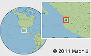 Savanna Style Location Map of Tepic