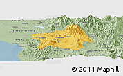 Savanna Style Panoramic Map of Tepic