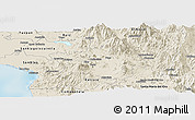 Shaded Relief Panoramic Map of Tepic