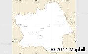 Classic Style Simple Map of Tepic