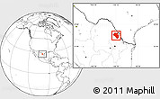 Blank Location Map of Anahuac