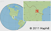 Savanna Style Location Map of Anahuac