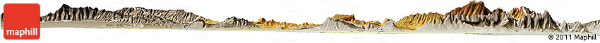 Physical Horizon Map of Mina, semi-desaturated
