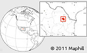 Blank Location Map of Mina