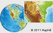 Physical Location Map of Mina