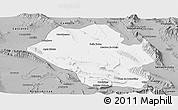 Gray Panoramic Map of Mina
