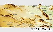 Physical Panoramic Map of Mina