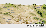 Satellite Panoramic Map of Mina