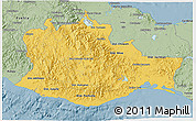 Savanna Style 3D Map of Oaxaca