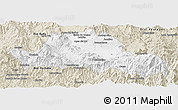 Classic Style Panoramic Map of Dist. Miahuatlan