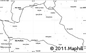 Blank Simple Map of Dist. Miahuatlan