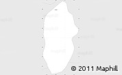 Silver Style Simple Map of Axutla