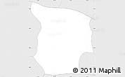 Silver Style Simple Map of Chilchotla
