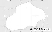 Silver Style Simple Map of Cuetzalan de Progreso