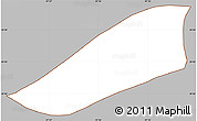 Gray Simple Map of Ixtepec, cropped outside