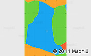 Political Simple Map of Teopantlan