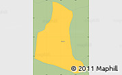 Savanna Style Simple Map of Teopantlan