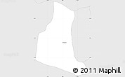 Silver Style Simple Map of Teopantlan