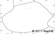 Blank Simple Map of Tepango de Rodriguez, no labels