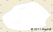 Classic Style Simple Map of Tepango de Rodriguez, single color outside