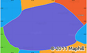 Political Simple Map of Tepango de Rodriguez