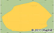 Savanna Style Simple Map of Tepango de Rodriguez, single color outside