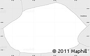 Silver Style Simple Map of Tepango de Rodriguez