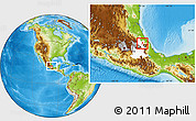 Physical Location Map of Tlatlauquitepec, highlighted parent region