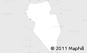 Silver Style Simple Map of Tulcinango