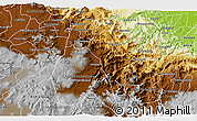 Physical 3D Map of Zacatlan