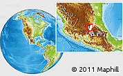 Physical Location Map of El Marques, highlighted parent region